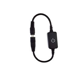 DC Mini LED Dimmer Touch Switch 12-24V LED Strip Dimmer 2A Single Color LED Dimmer Easy-to-Install LED Dimmer Switch Stepless Dimming for Emitting Diode Strip Brightness Controller On/Off Inline LED Strip Power Regulator - Black - RS5342DC Mini LED Dimmer Touch Switch 12-24V LED Strip Dimmer 2A Single Color LED Dimmer Easy-to-Install LED Dimmer Switch Stepless Dimming for Emitting Diode Strip Brightness Controller On/Off Inline LED Strip Power Regulator - Black - RS5342 image 2