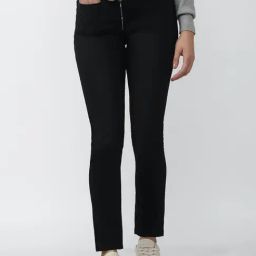 FOREVER 21 WOMEN MID WAIST SLIM FIT ANKLE LENGTH JEANS-image-3