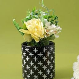 Tayhaa Black Ceramic Planter-image-6