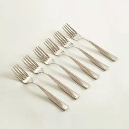Home4U Aldo Silver Stainless Steel Dinner Fork (6 Pcs)-39