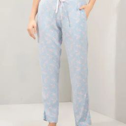 Amante Blue Relaxed Fit Floral Pyjamas-picture-28