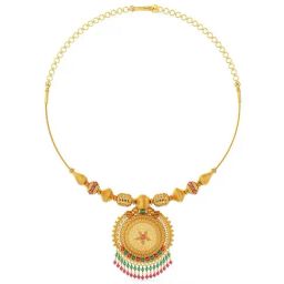 Joyalukkas 22k Gold Traditional Gold Necklace-image-56