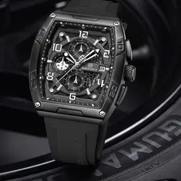 Naviforce Men Brass Embellished Dial & Straps Analogue Chronograph Watch NF8052 BWB-39