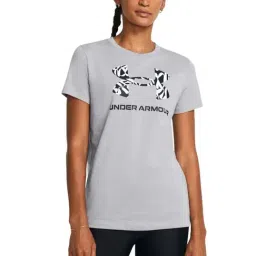 UNDER ARMOUR Grey Printed Sports T-Shirt-picture-3