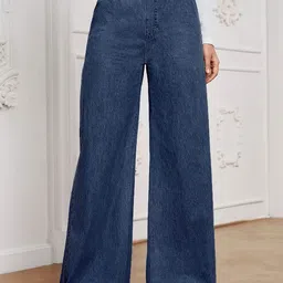 ADBUCKS Women Flared High Waisted Wide Leg Jegging-picture-16