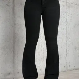 NU CLOTHS Women Jean Flared High-Rise Stretchable Jeans-picture-30