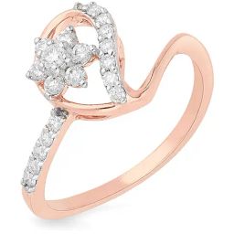 Malabar Gold and Diamonds 18k Gold Casual Ring for Women-picture-12