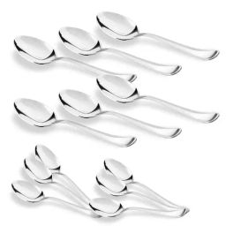 Sumeet Silver Stainless Steel Spoon Set-22