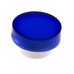 RS PRO Blue Round Push Button Lens for Use with ADA16 Series, 7452499-39