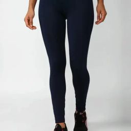Reebok Navy Fitted Sports Tights-image-122