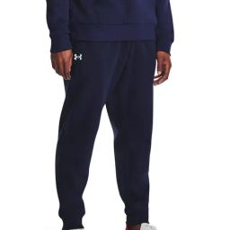 Under Armour Blue Cotton Loose Fit Sports Joggers-picture-25