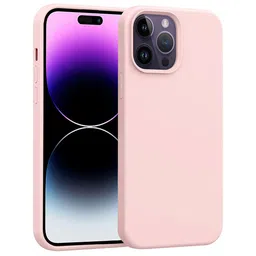 LIRAMARK Solid iPhone 14 Pro Max Impact Resistant Back Case-57