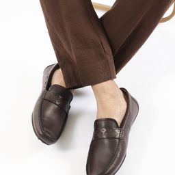 RARE RABBIT Men Bold Leather Formal Loafers-image-41