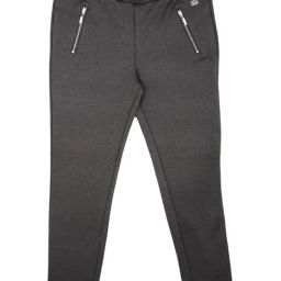 Peter England Girls Dark Grey Textured Jeggings-image-21