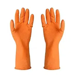 SSWW Rubber Chemical Resistant Hand Gloves, Orange L Size, SSWW_99 (Pack of 5 Pair)-image-21