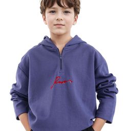 RARE ONES Boys Brand Logo Printed Sweatshirt-image-15