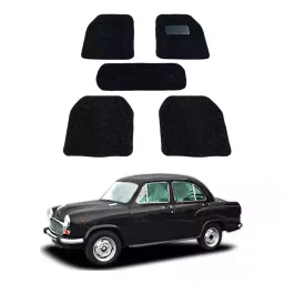 Auto Pearl DB7M2 PVC and Plastic Standard Mat for HM Ambassador 2005-2015 (Black)-image-87
