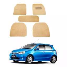 Auto Pearl MA3O295 PVC and Plastic Standard Mat for Toyota Etios Liva 2005-2015 (Beige)-image-97