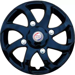 Auto Pearl BBB01 R15 381 mm(15 Inch) Press Type Wheel Hubcap with Retention Ring Glossy Black Wheel Cover for Aura E Petrol (Set of 4)-image-33