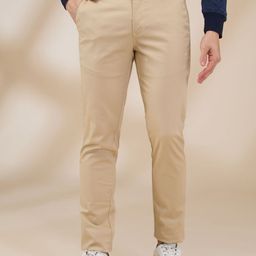 Parx Men Solid Slim Fit Formal Trousers-image-19
