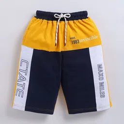 Zeal Boys Typography Printed High-Rise Shorts-image-85