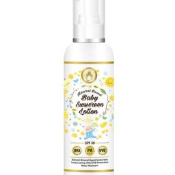 Mom & World Mineral Based Baby Sunscreen Lotion, SPF 50 PA+++ - 120 ml-23