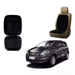 Auto Pearl Polyester, Cotton Vehicle Seating Pad For Chevrolet UVA Black-45