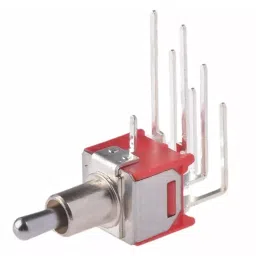 RS PRO Toggle Switch PCB Mount On-Off-On DPDT Through Hole Terminal, 7347208-31