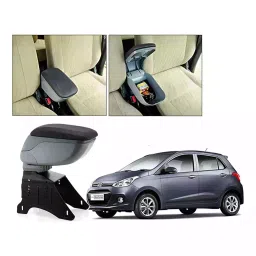 Auto Pearl BARM176 Premium Quality Grey Console Box For Car Armrest(Grand i10)-30
