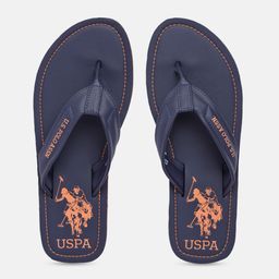 U.S. Polo Assn. Men Brand Logo Printed Thong Flip-Flops-image-46