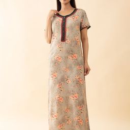 Maybell Printed Maxi Nightdress-image-71