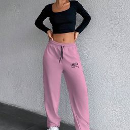 TABADTOD Women Striped Relaxed Loose Fit Easy Wash Trousers-picture-9