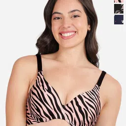 shyaway Floral Bra Medium Coverage Underwired Lightly Padded-image-68