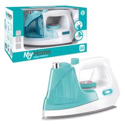 Negocio Home Appliances Electronic Iron Toy with Spray Water Simulation Pretend Play Toy Set with Light Playhouse Toy for Kids- Pack of 1 - Color May Vary-25