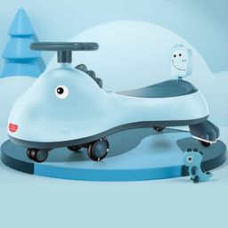 Baby Magic Swing Car - Blue-14