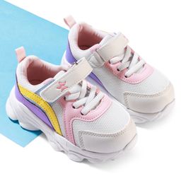 Cute Walk by Babyhug Velcro Closure Colour Block Casual Shoes With Lace Detailing - Pink-picture-20