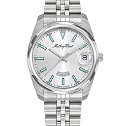 Mathey-Tissot Women Dial & Stainless Steel Bracelet Style Straps Analogue Watch D510AS-image-74