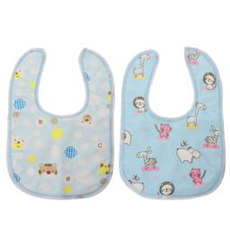 BitFeex Waterproof Feeding Bibs with Snap Button Closure Print- Pack of 6, Color & Design May Vary image 3