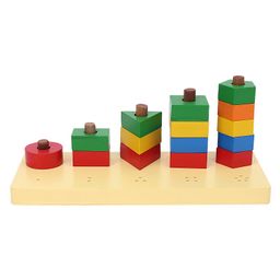 Woods For Dudes 5 Shapes Stack Toy - Multicolor image 4