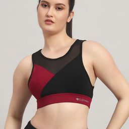 CLOTHWIK COLLECTION Colourblocked Bra Full Coverage-picture-11