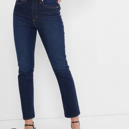GAP Women High-Rise Cropped Light Fade Stretchable Slim Fit Jeans-image-30