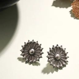 Priyaasi Blooms Elegance with Exquisite Flower Shape Stud Earrings-24
