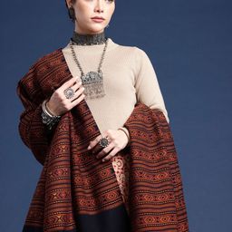Taavi Geometric Woven Design Kullu Shawl-15