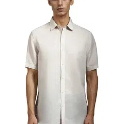 Louis Philippe Grey Regular Fit Shirt-image-79