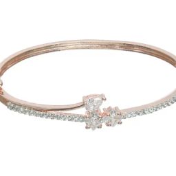 Priyaasi Elegant American Diamond Rose Gold Bracelet-47