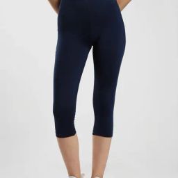 Reebok Navy Fitted Sports Capris-image-61