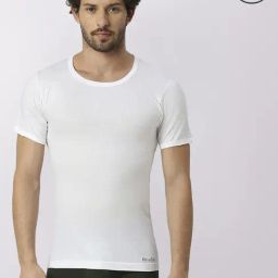 Frenchie White Cotton Skinny Fit Vest - Pack Of 2-image-79