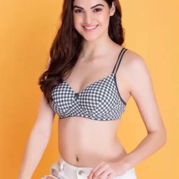 Clovia Grey Non Wired Padded T-Shirt Bra-image-62