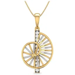 PC Jeweller Devine 18k Gold Pendant without Chain for Women-image-31