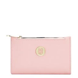 Tommy Hilfiger Madelyn Pink Solid Bi-Fold Wallet for Women-image-52